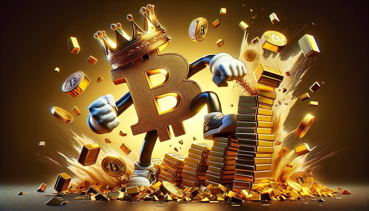 Spot Gold Falls 1.5% While Bitcoin Climbs 2%: What’s Going On?
