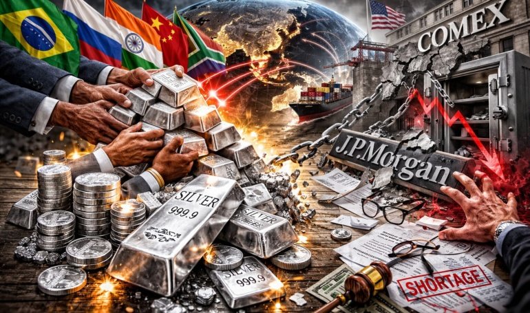 BRICS Pulls Silver Out of COMEX, JP Morgan Left Scrambling
