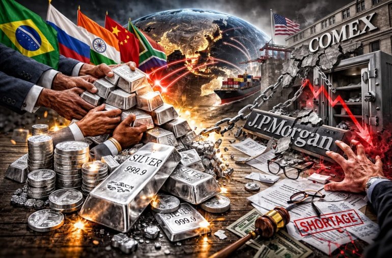 BRICS Pulls Silver Out of COMEX, JP Morgan Left Scrambling