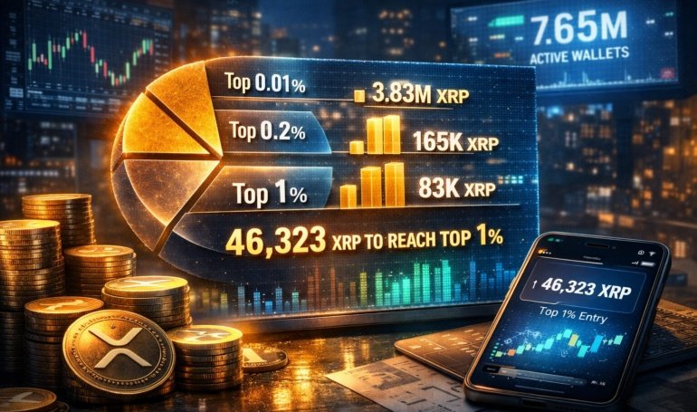 New XRP Rich List Reveals the Exact XRP Needed to Enter the Top 1%