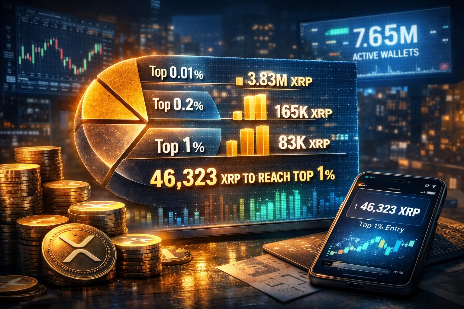 New XRP Rich List Reveals the Exact XRP Needed to Enter the Top 1%