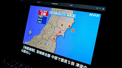 A magnitude 5.9 earthquake struck Japan.