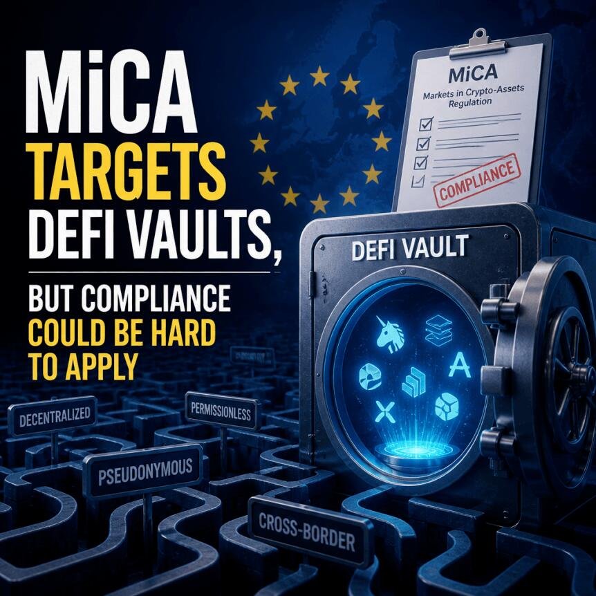 Mica Targets Defi Vaults, But Compliance Could Be Hard To Apply