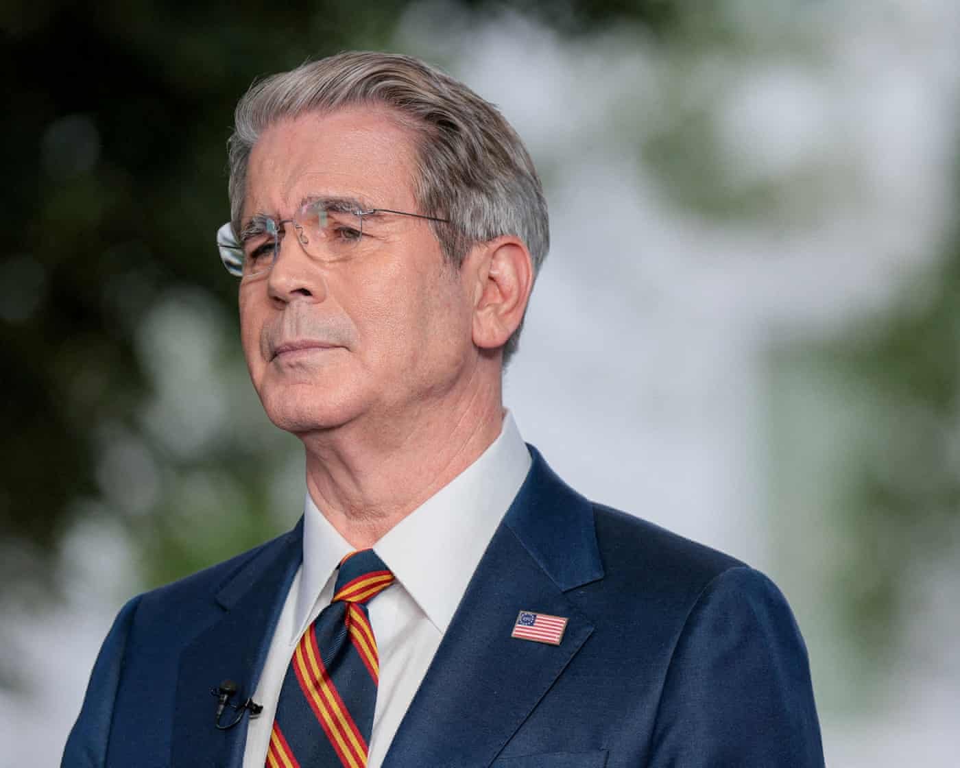 US Treasury Secretary Scott Bessent at the White House.