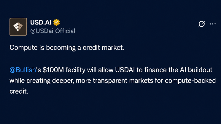 Bullish Makes $100M AI Credit Bet With GPUs Serving as Collateral Bullish Makes $100M AI Credit Bet With GPUs Serving as Collateral