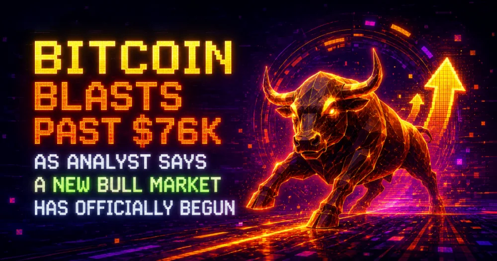 Bitcoin Blasts Past $79K as Analyst Says a New Bull Market Has Officially Begun Bitcoin Blasts Past $79K as Analyst Says a New Bull Market Has Officially Begun