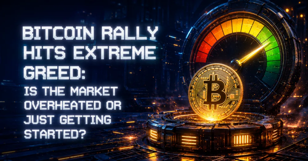 Bitcoin Rally Hits Extreme Greed: Is the Market Overheated or Just Getting Started? Bitcoin Rally Hits Extreme Greed: Is the Market Overheated or Just Getting Started?