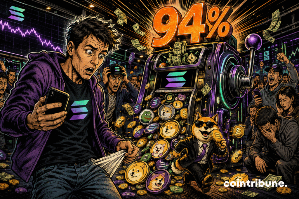 The carnage of Solana memecoins leaves 94% of traders in the red