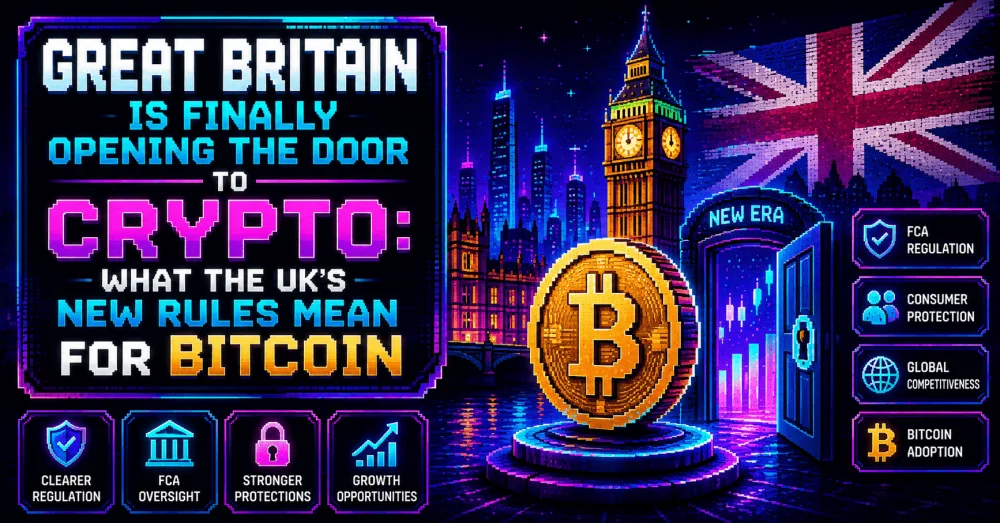 Great Britain Is Finally Opening the Door to Crypto: What the UK’s New Rules Mean for Bitcoin Great Britain Is Finally Opening the Door to Crypto: What the UK’s New Rules Mean for Bitcoin
