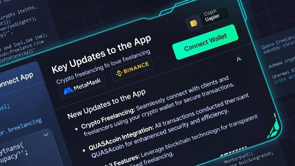 Key Updates to the Quasa Connect App for Crypto Freelancing Key Updates to the Quasa Connect App for Crypto Freelancing