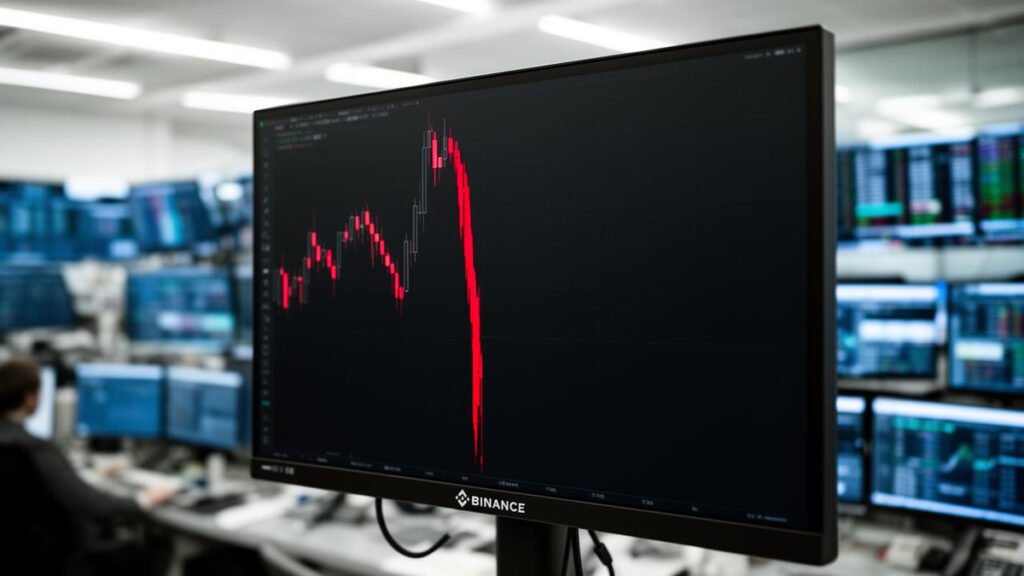 Binance Flash Crash Opens $3,300 Bitcoin Price Gap, Brandt Warns of Recurring Stop-Out Risk
