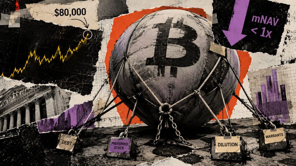 Bitcoin hit $80,000 but failed to restore BTC treasury premiums at Strategy, Twenty One Capital, or Metaplanet