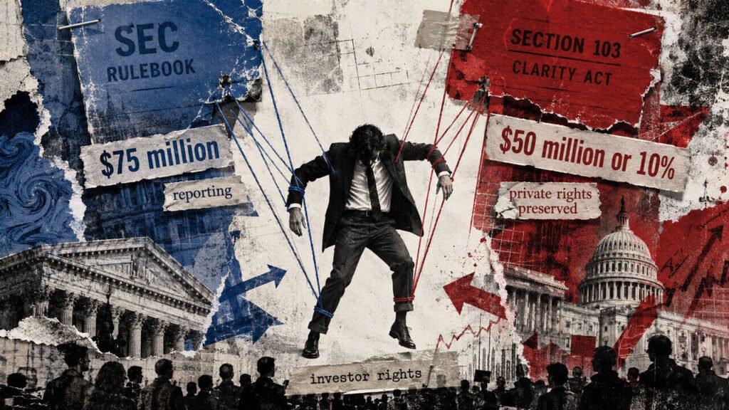 Why the SEC’s $75 million crypto path is not the same deal Congress is offering Why the SEC’s $75 million crypto path is not the same deal Congress is offering