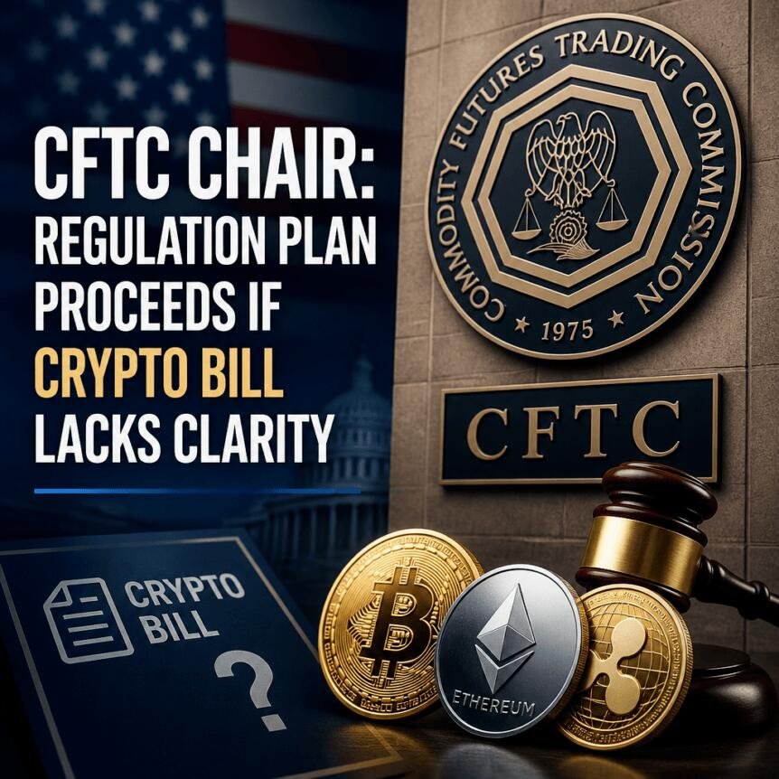 Cftc Chair: Regulation Plan Proceeds If Crypto Bill Lacks Clarity