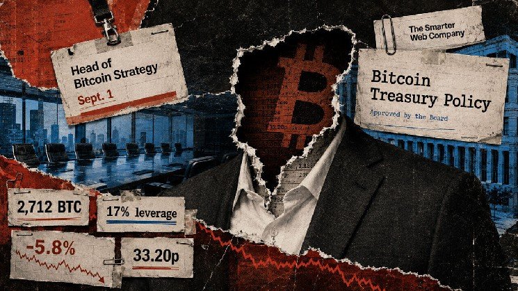 A 2,712 BTC treasury company just lost its Bitcoin strategy chief with no successor named A 2,712 BTC treasury company just lost its Bitcoin strategy chief with no successor named