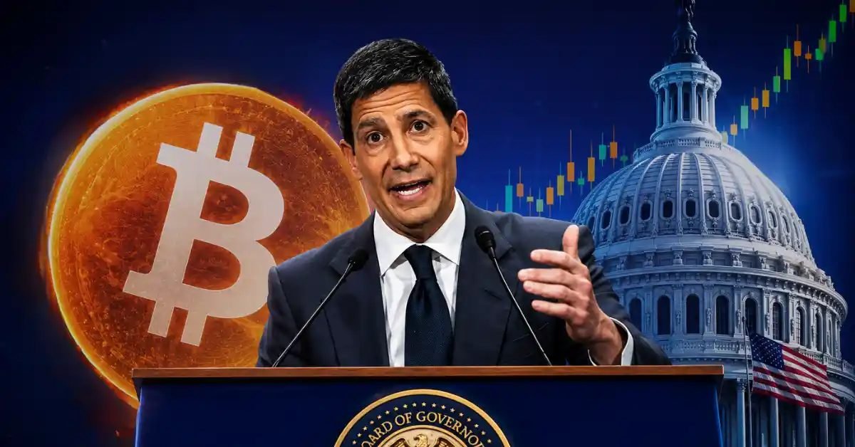 Bitcoin Drops 3% Amid Kevin Warsh’s Jackson Hole Hawkish Speech