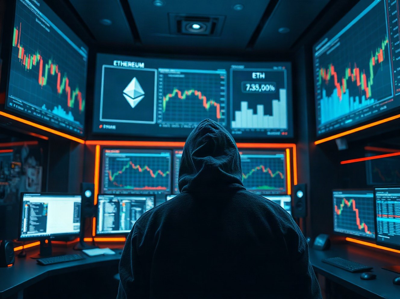 Hacker Spends $46.5M to Accumulate 21,659 ETH in 24 Hours, On-Chain Data Shows