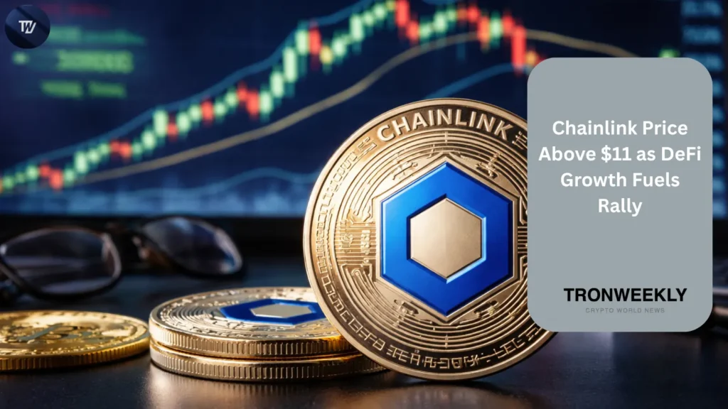 Chainlink Price Above $11 As DeFi Growth Fuels Rally Chainlink Price Above $11 As DeFi Growth Fuels Rally