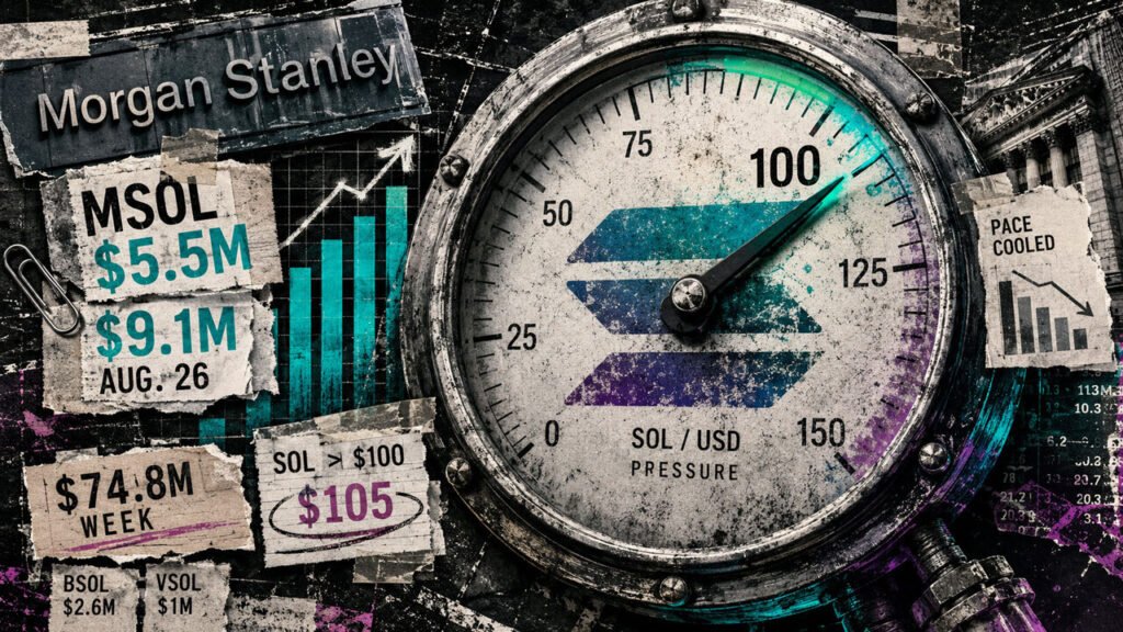Morgan Stanley leads Solana ETF $9 million inflows as SOL jumps rises above $100 Morgan Stanley leads Solana ETF $9 million inflows as SOL jumps rises above $100