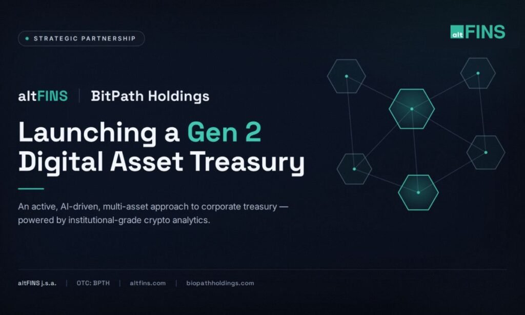altFINS Partners with BitPath Holdings to Launch Gen 2 Digital Asset Treasury Strategy Powered by AI Analytics altFINS Partners with BitPath Holdings to Launch Gen 2 Digital Asset Treasury Strategy Powered by AI Analytics
