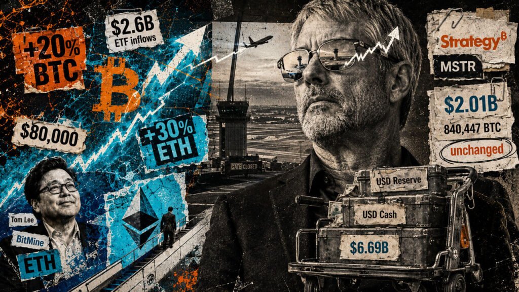 Saylor sat out Bitcoin’s 20% rally while Tom Lee bought Ethereum after a 30% surge Saylor sat out Bitcoin’s 20% rally while Tom Lee bought Ethereum after a 30% surge
