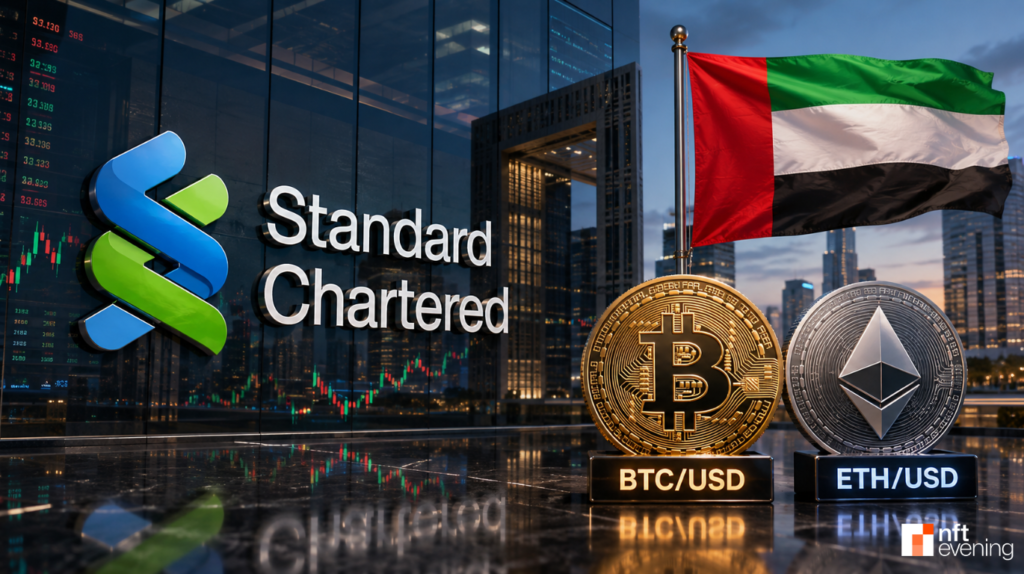 Standard Chartered Launches Spot Bitcoin and Ether Trading for Institutions in UAE