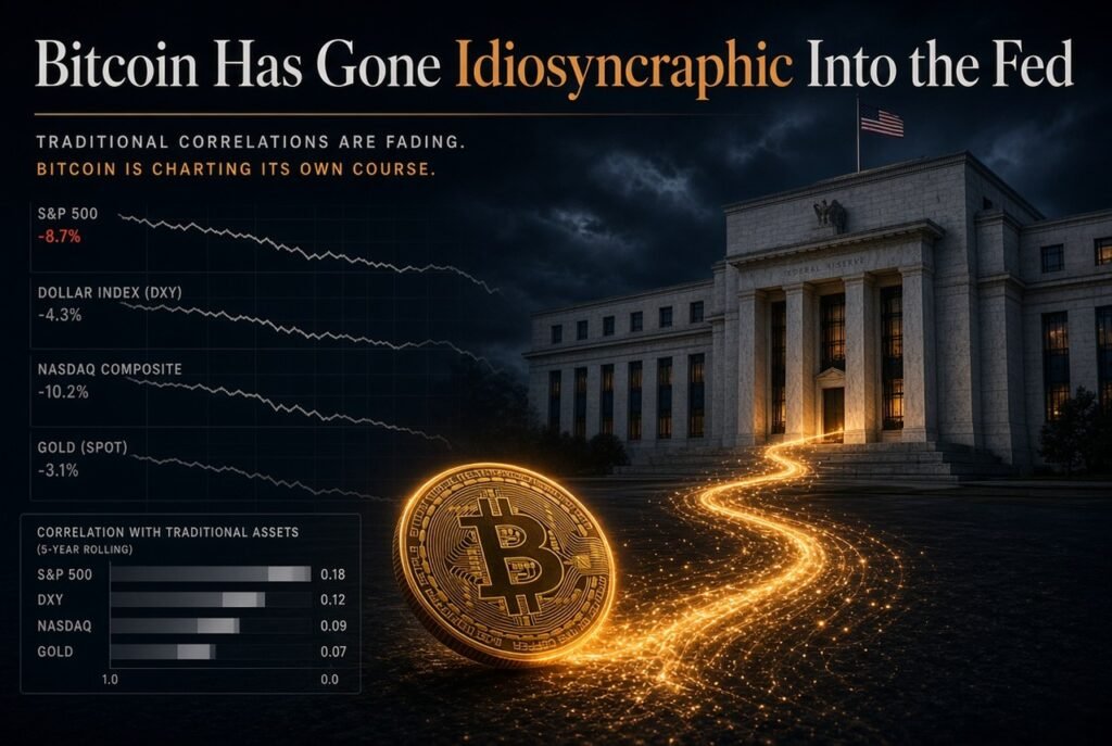 Bitcoin Has Gone Idiosyncratic Into the Fed Bitcoin Has Gone Idiosyncratic Into the Fed