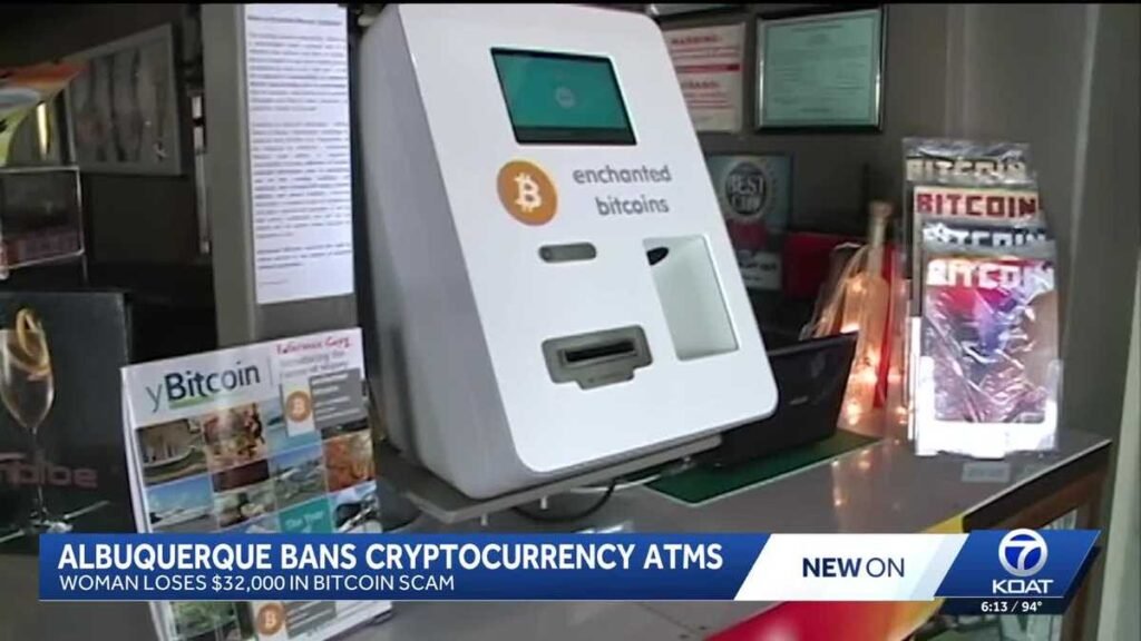 Albuquerque bans crypto ATMs after scams cost New Mexicans millions Albuquerque bans crypto ATMs after scams cost New Mexicans millions