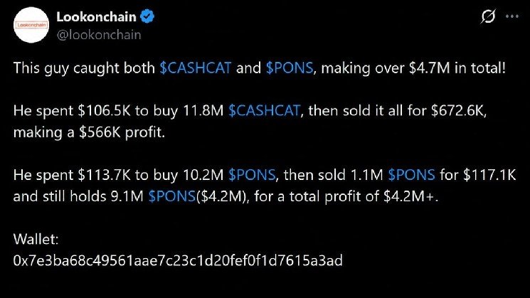 How CASHCAT and PONS Turned $220K Into $4.7M on Robinhood Chain How CASHCAT and PONS Turned $220K Into $4.7M on Robinhood Chain