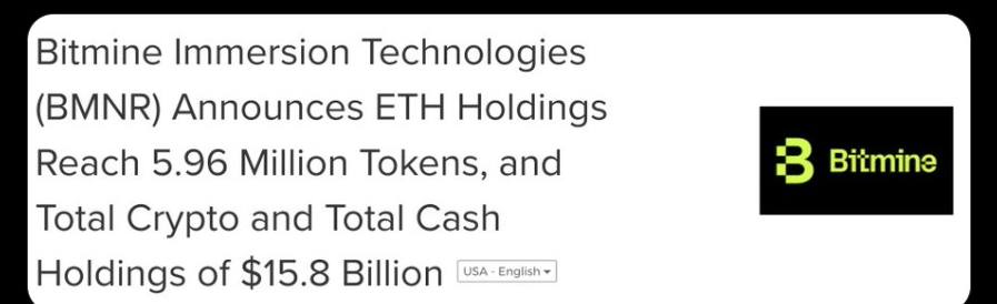 Ethereum news | Source: X