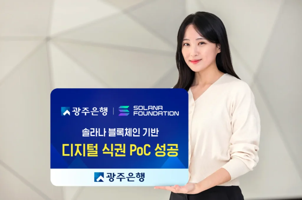 Gwangju Bank Completes Solana Blockchain Digital Meal Voucher PoC
