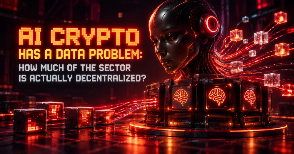 AI Crypto Has a Data Problem: How Much of the Sector Is Actually Decentralized? AI Crypto Has a Data Problem: How Much of the Sector Is Actually Decentralized?