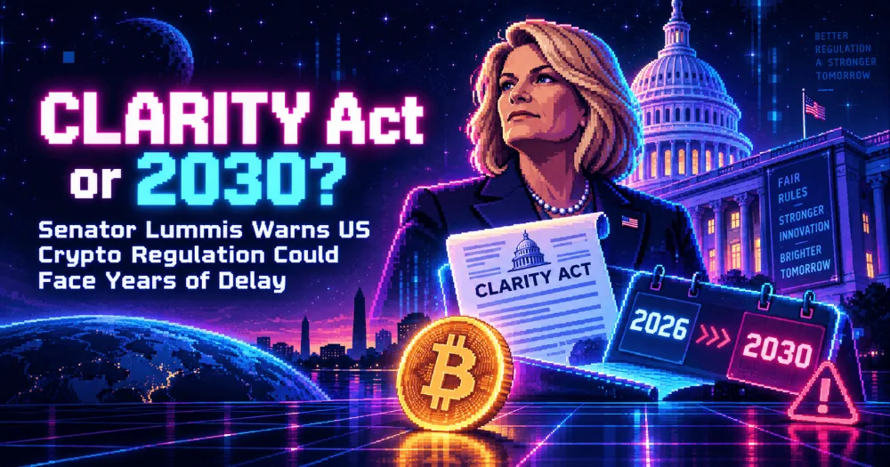 CLARITY Act or 2030? Senator Lummis Warns US Crypto Regulation Could Face Years of Delay CLARITY Act or 2030? Senator Lummis Warns US Crypto Regulation Could Face Years of Delay