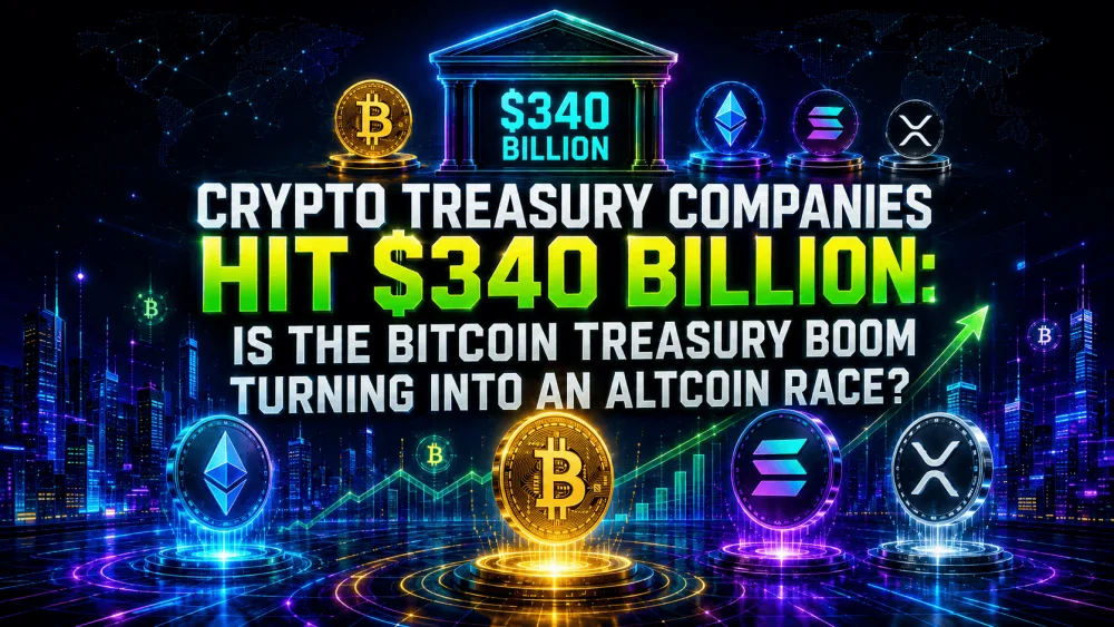 Crypto Treasury Companies Hit $340 Billion: Is the Bitcoin Treasury Boom Turning Into an Altcoin Race? Crypto Treasury Companies Hit $340 Billion: Is the Bitcoin Treasury Boom Turning Into an Altcoin Race?