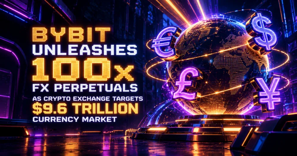 Bybit Unleashes 100x FX Perpetuals as Crypto Exchange Targets $9.6 Trillion Currency Market Bybit Unleashes 100x FX Perpetuals as Crypto Exchange Targets $9.6 Trillion Currency Market