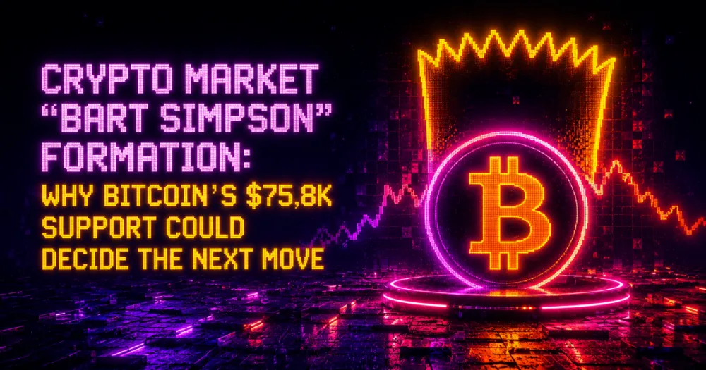 Crypto Market “Bart Simpson” Formation: Why Bitcoin’s $75.8K Support Could Decide the Next Move Crypto Market “Bart Simpson” Formation: Why Bitcoin’s $75.8K Support Could Decide the Next Move