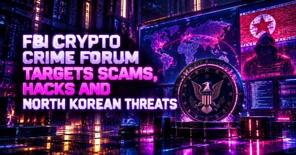FBI Crypto Crime Forum Targets Scams, Hacks and North Korean Threats FBI Crypto Crime Forum Targets Scams, Hacks and North Korean Threats