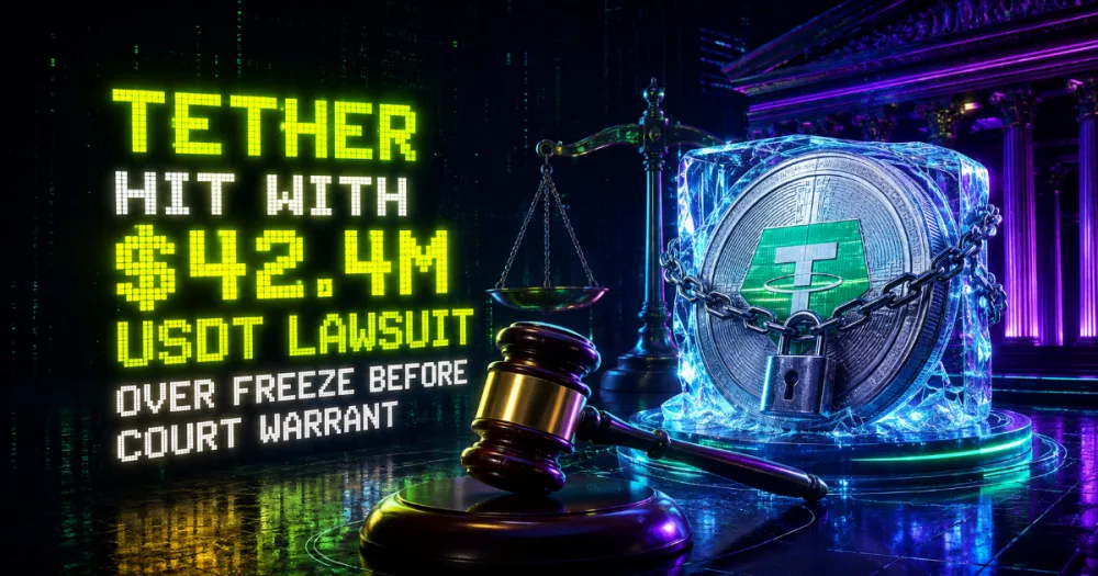 Tether Hit With $42.4M USDT Lawsuit Over Freeze Before Court Warrant Tether Hit With $42.4M USDT Lawsuit Over Freeze Before Court Warrant