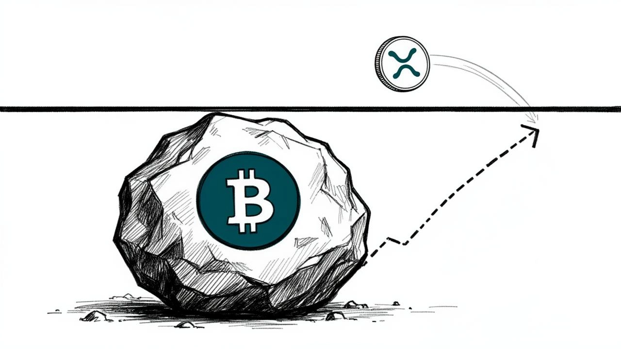 XRP Outshines Bitcoin as ETF Flows Diverge and Spot Momentum Cools 30%