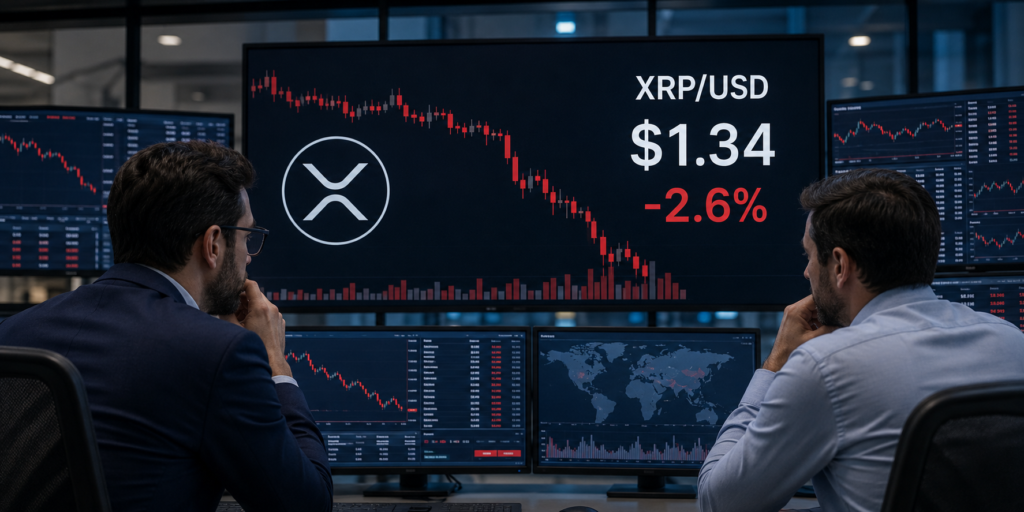 XRP dips to $1.32 despite 11 XRP dips to $1.32 despite 11