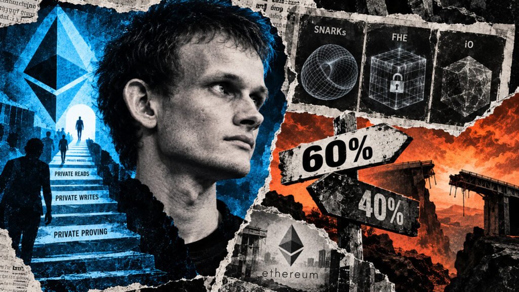 Ethereum’s Vitalik Buterin puts 60% odds on a cryptography breakthrough that could weaken Wall Street middlemen Ethereum's Vitalik Buterin puts 60% odds on a cryptography breakthrough that could weaken Wall Street middlemen