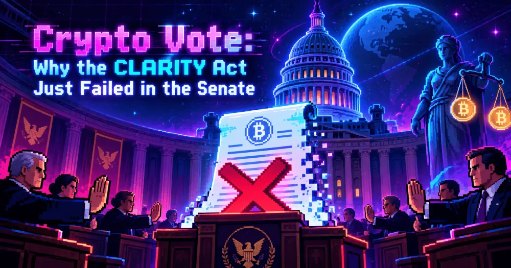 Crypto Vote: Why the CLARITY Act Just Failed in the Senate Crypto Vote: Why the CLARITY Act Just Failed in the Senate
