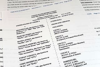 This Justice Department grand jury superseding indictment against Malone Lam and his co-defendants.