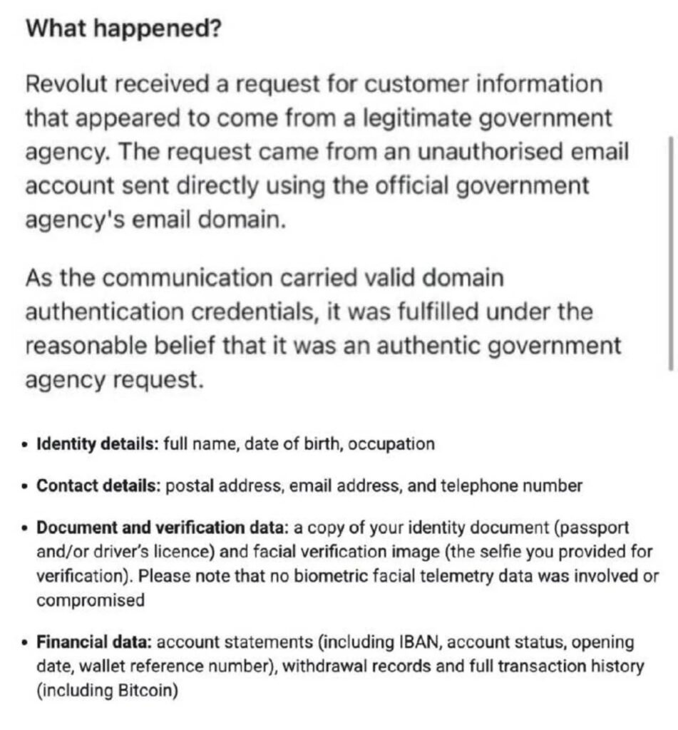 Revolut leak ties Bitcoin wallets to home addresses Revolut leak ties Bitcoin wallets to home addresses