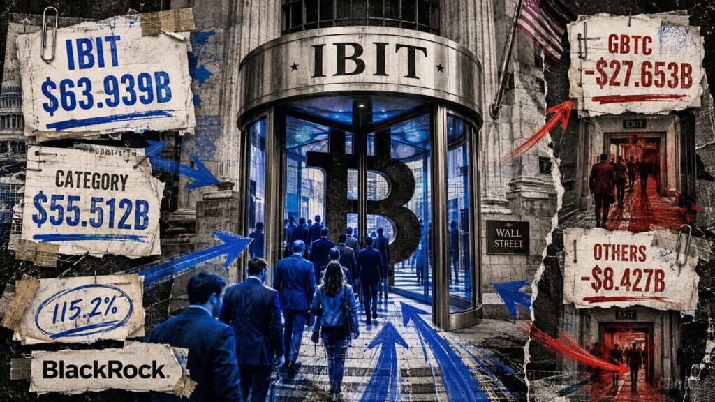 The $63 billion revolving door carrying the entire US Bitcoin ETF market The $63 billion revolving door carrying the entire US Bitcoin ETF market