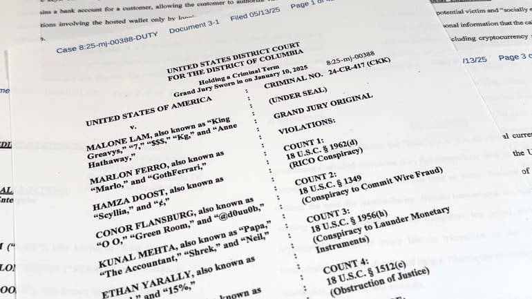 This Justice Department grand jury superseding indictment against Malone Lam...
