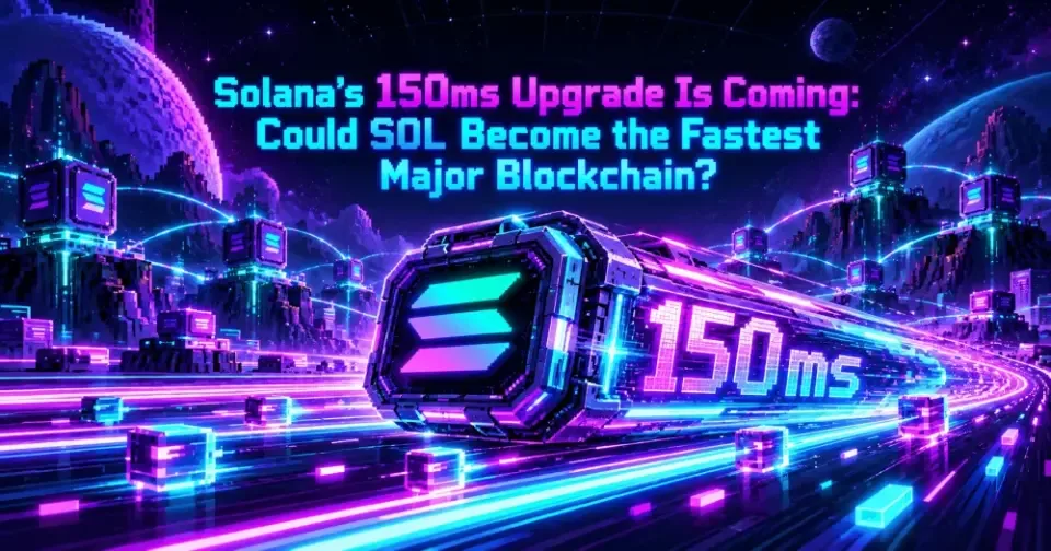 Solana’s 150ms Upgrade Coming: The Fastest Blockchain? Solana’s 150ms Upgrade Coming: The Fastest Blockchain?