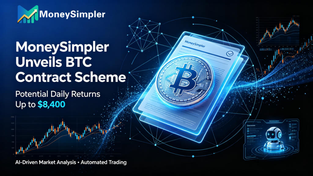 MoneySimpler Unveils BTC Contract Scheme Offering Bitcoin Holders Potential Daily Returns of Up to $8,400 MoneySimpler Unveils BTC Contract Scheme Offering Bitcoin Holders Potential Daily Returns of Up to $8,400