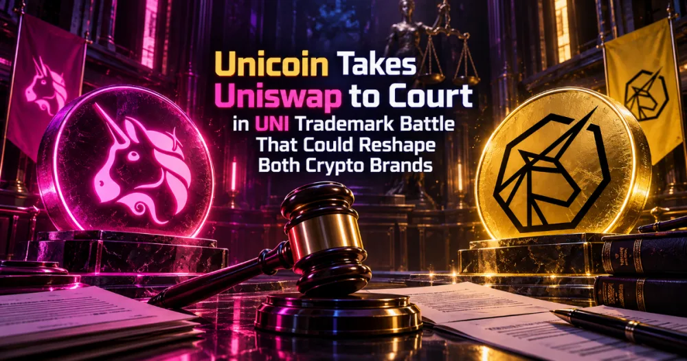 Unicoin Takes Uniswap to Court in UNI Trademark Battle That Could Reshape Both Crypto Brands Unicoin Takes Uniswap to Court in UNI Trademark Battle That Could Reshape Both Crypto Brands
