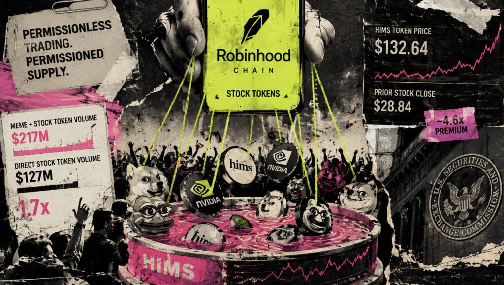 Robinhood put stocks on a permissionless blockchain- memecoin traders are stress Robinhood put stocks on a permissionless blockchain- memecoin traders are stress